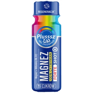Plusssz Up Magnesium 100% Citrat Forte Shot, Mango-Geschmack, 50 ml