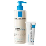 La Roche-Posay set Cicaplast Baume B5+, soothing regenerating lotion, 100 ml + Lipikar Syndet AP+, body wash cream, from birth, 400 ml