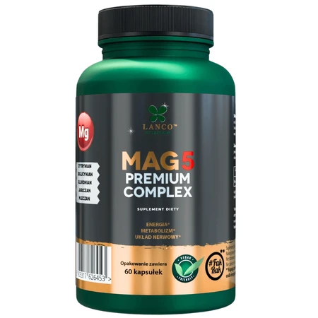 Lanco Nutritions Mag5 Premium-Komplex, 60 Kapseln