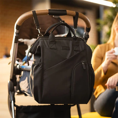 Baby Ono, Rucksack für Mütter, Modern Style, schwarz
