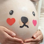 Tntn mom's, moisturizing belly mask for pregnant women, 1 piece