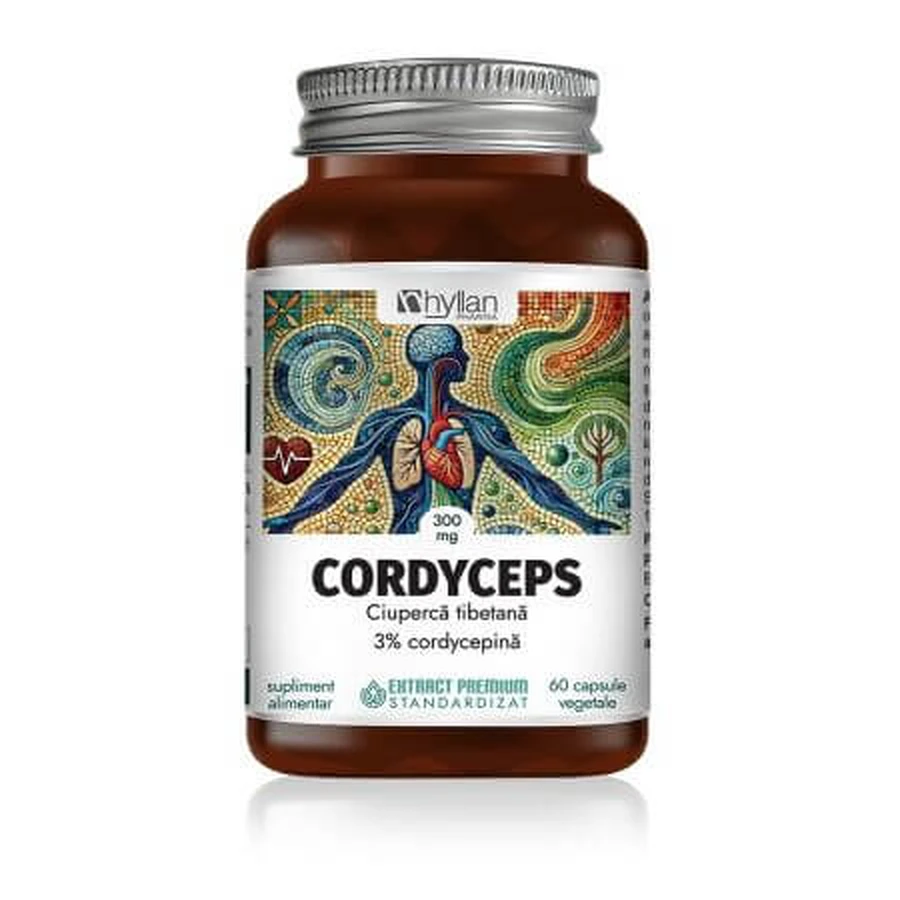 Cordyceps, 60 gélules végétales, Hyllan Pharma
