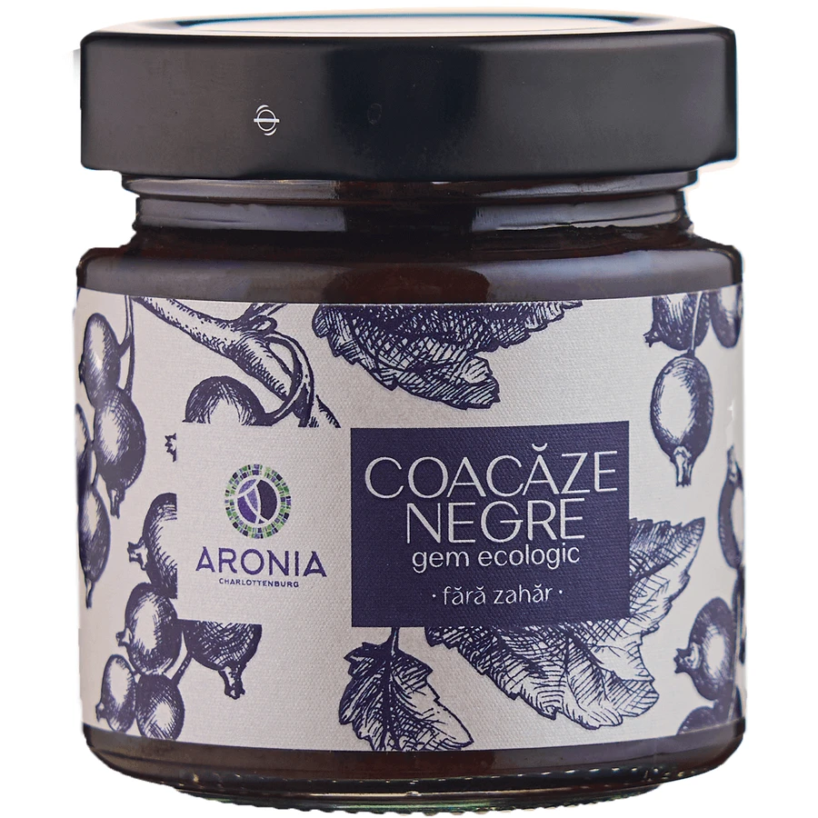 Schwarze Johannisbeerkonfitüre 200G ECO (RO-ECO-029)