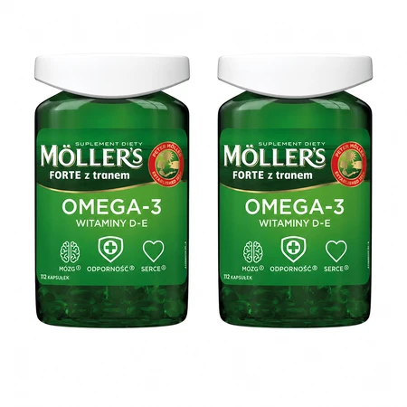 Möller's Fish Oil Forte Omega-3, 2 x 112 capsules