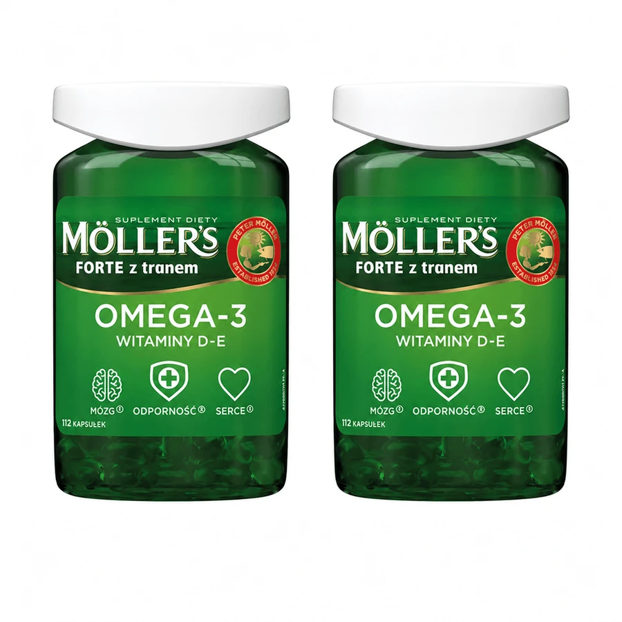 Möller's Fish Oil Forte Omega-3, 2 x 112 capsules