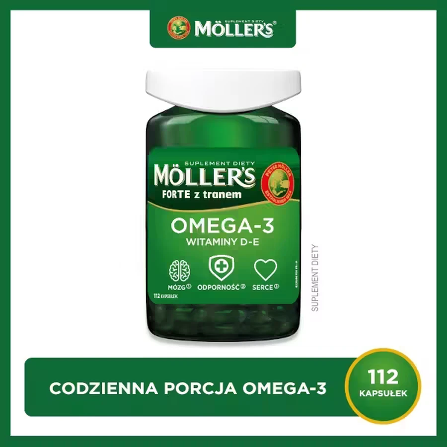 Möller's Fish Oil Forte Omega-3, 2 x 112 capsules