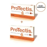 Protectis pack with vitamin D3 800 IU with orange flavor, 10 + 10 chewable tablets, BioGaia
