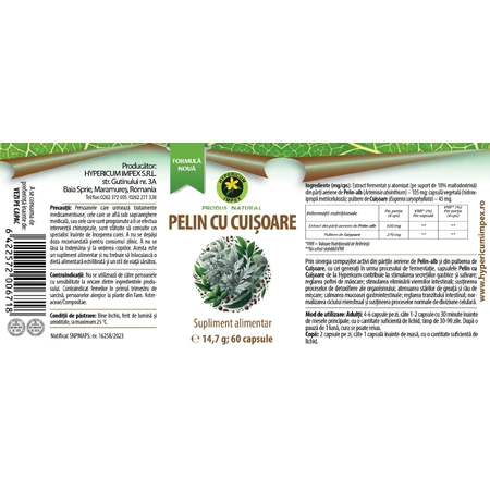 Pelin capsules met Kruidnagel, 60 capsules