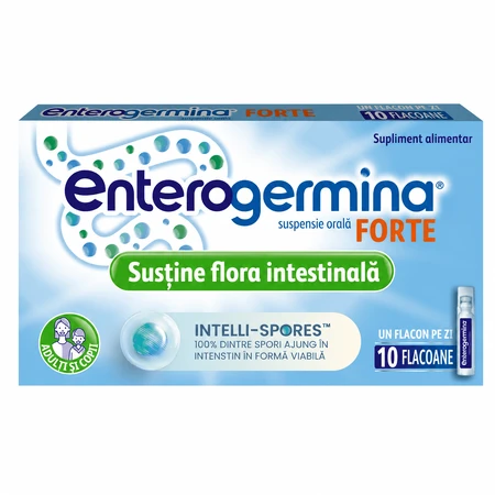 Enterogermina Forte 3x10 Fläschchen x 5 ml Suspension zum Einnehmen, Sanofi