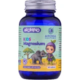 Aronino Kids Magnesium - 60 Kautabletten zur Unterstützung von Energie, Muskeln und Knochen bei Kindern