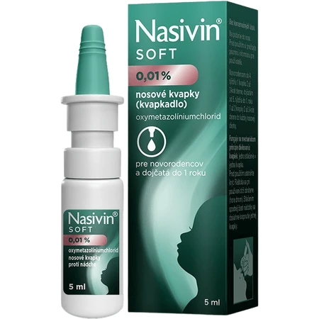 Nasivin SOFT neusdruppels 0,01 % 5 ml