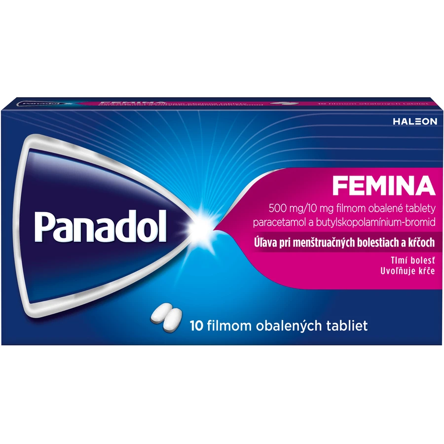 Panadol Femina bei Menstruationsschmerzen und -krämpfen 10 Tabletten