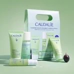 Caudalie Vinopure Starter Kit, gezichtsreinigingsgel, 30 ml + toner, 50 ml + serum voor onvolkomenheden, 10 ml + matterende en hydraterende fluid, 15 ml