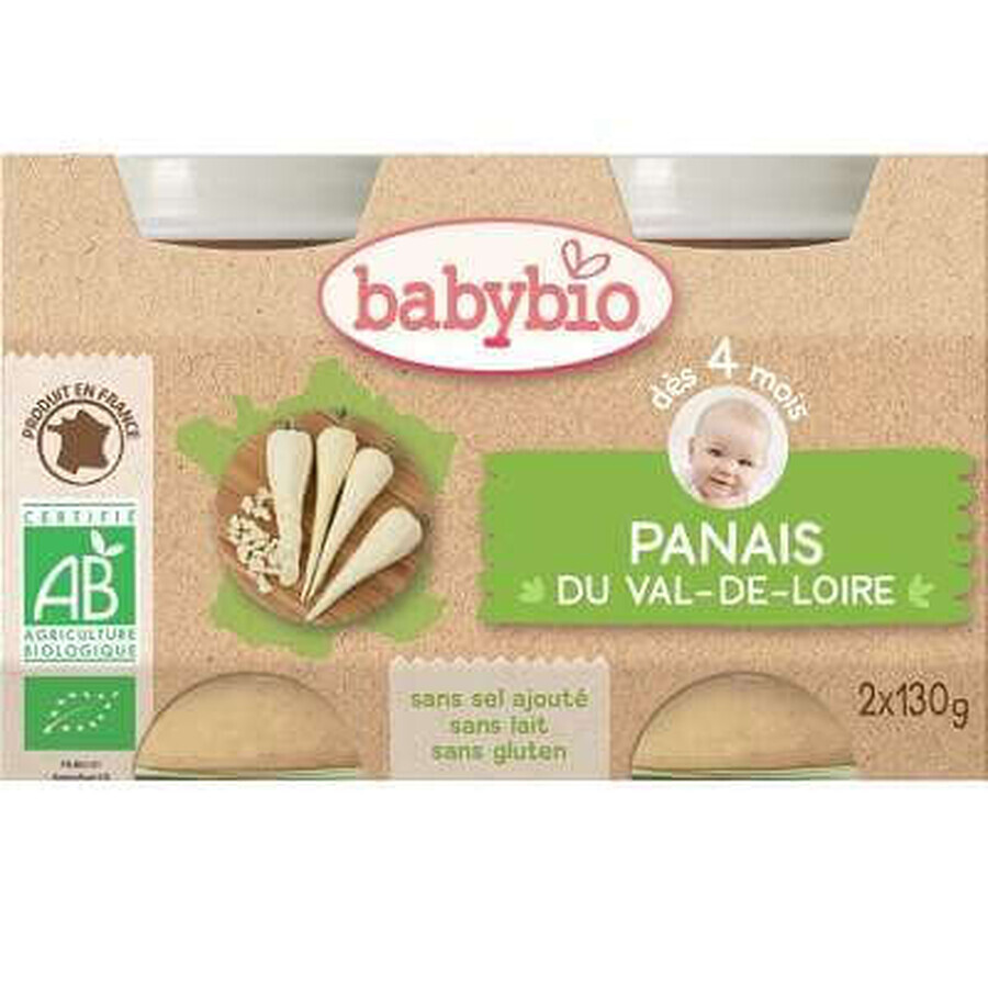 Bio-Pastinakenpüree, +4Monate, 2X130g, BabyBio