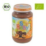 Piure Bio din pere și prune, +4luni, 190g, SunBaby Food