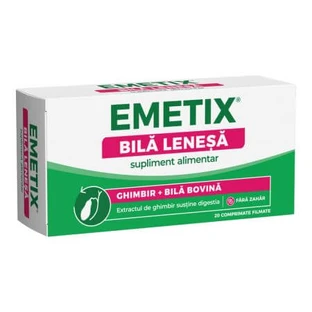 Emetix lazy bile, 20 compresse gastroresistenti rivestite con film, Fiterman Pharma