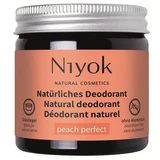 Natuurlijke crèmedeodorant met perziksmaak, 40 ml, Niyok
