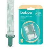 Fabric pacifier holder, Green, 0 months+, Baboo