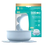 Silicone bowl with suction cup, Blue, 6 months+, Baboo