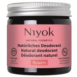 Natuurlijke crème deodorant en antitranspirant met bloemengeur, 40 ml, Niyok