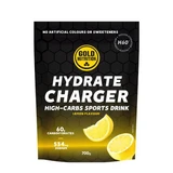 Isotonisches Getränk Hydrate Charger H60, Zitrone, 700 g, Gold Nutrition