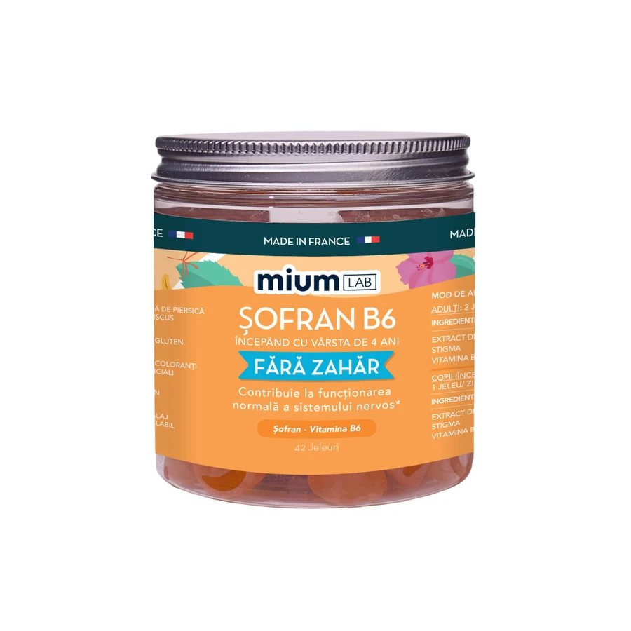 Jellies met Sofran en B6 extract, 4 jaar+, 42 stuks, Mium Lab