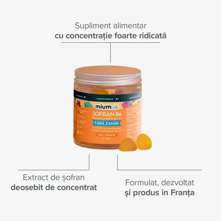 Jellies met Sofran en B6 extract, 4 jaar+, 42 stuks, Mium Lab