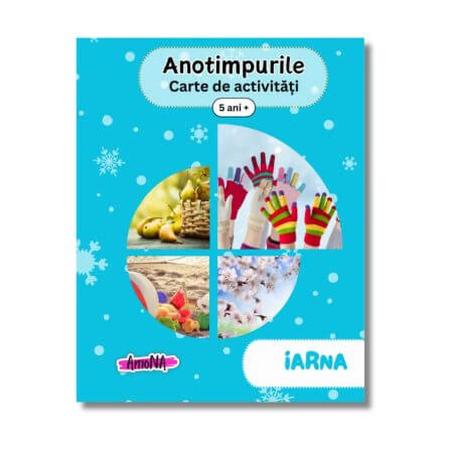 Aktivitätsbuch für Kinder Jahreszeiten, Winter, ab 5 Jahren, Amona