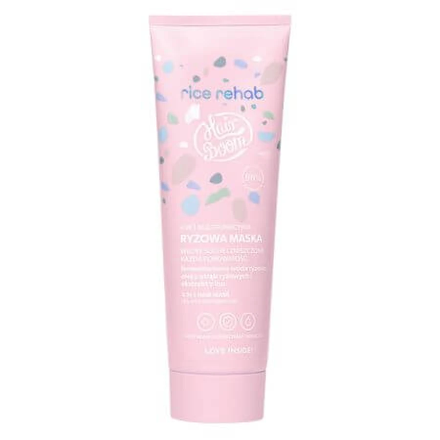 HairBoom Rice Rehab multifunctional hair mask with rice, 200 ml, BodyBoom
