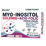 Myo-inositol + Selenium + Folic Acid Premium Complex, 30 vegetarian capsules, Cosmo Pharm