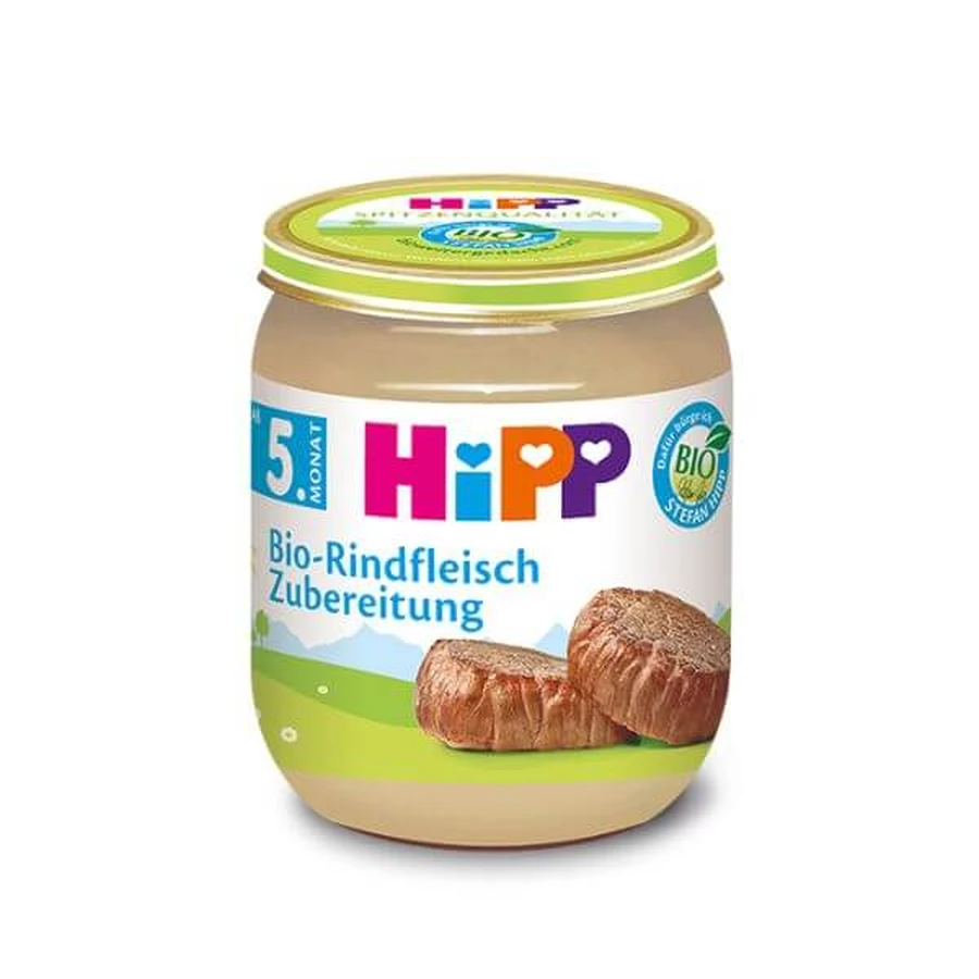 Veal puree, +4 months, 125 g, Hipp