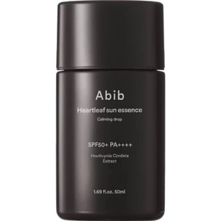 Abib Heartleaf Sun Essence Kalmerende Druppel SPF50+ Gezichtsbescherming, 50 ml
