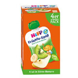 Piure din kiwi, para si banana Fruit Fun, +12luni, 4x90 g, Hipp