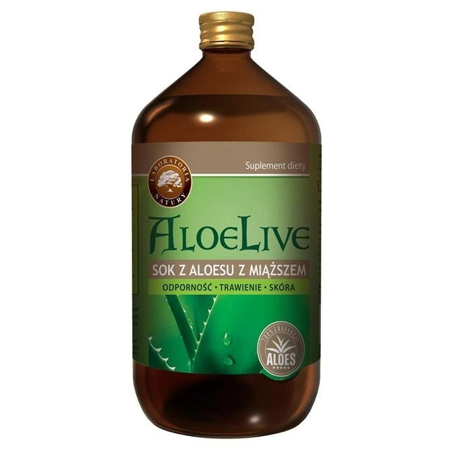 AloeLive Aloe vera juice with pulp liquid 1000ml