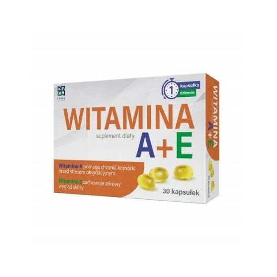 Prima Vitamin A + E, 30 capsules