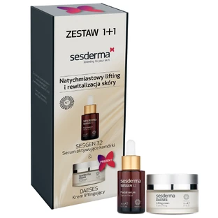 Sesderma Sesgen 32 kit, celactiverend serum, 30 ml + Daeses, liftende crème voor gezicht en lichaam, 50 ml cadeau