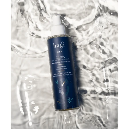 Hagi Men Ahoj Kapitan set, face wash gel, 200 ml + moisturizing face cream-gel, 50 ml