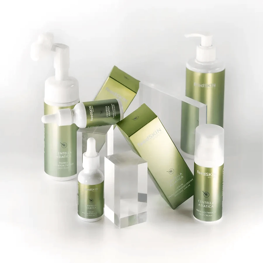Sylveco FeedSkin Centella Asiatica, Gesichtsreinigungsschaum mit asiatischem Wakrot, 150 ml