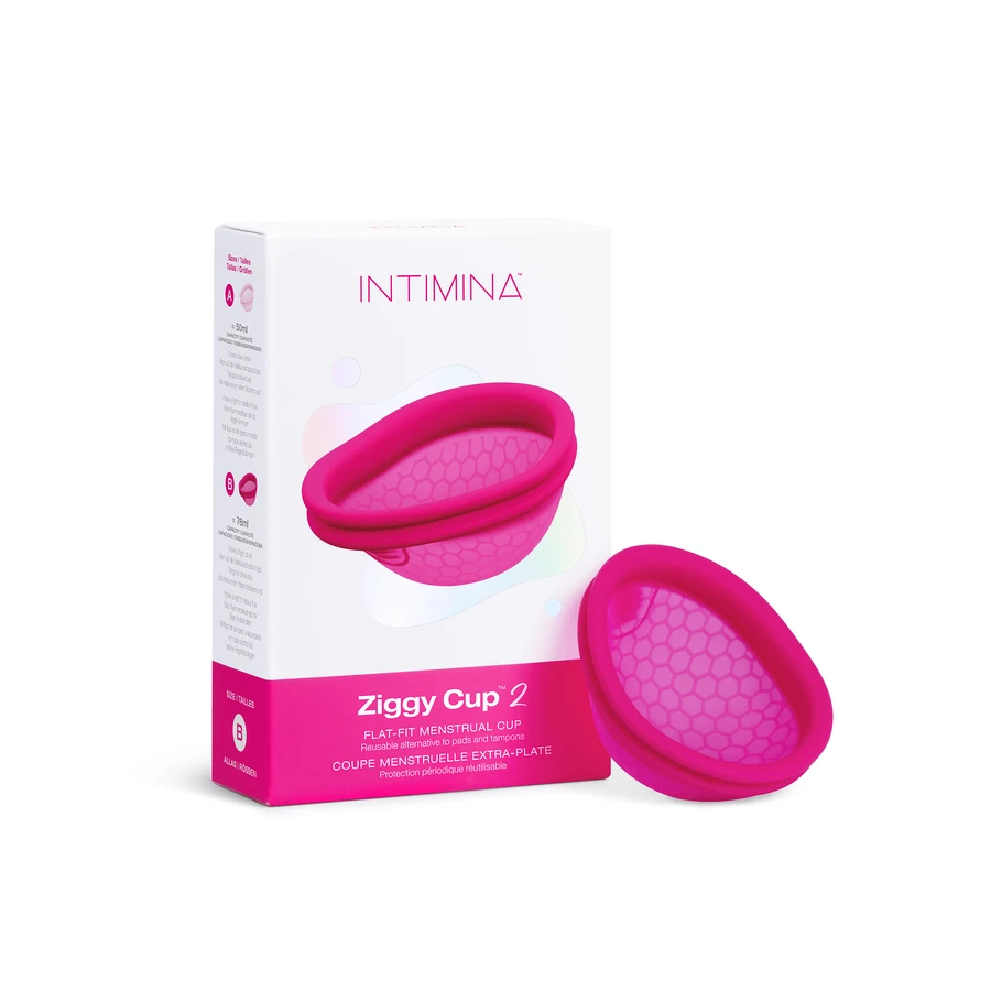 Intimina Ziggy Cup 2, Menstruationstasse, Größe B, 1 Stück
