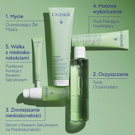 Caudalie Vinopure, spot treatment with salicylic acid, 15 ml