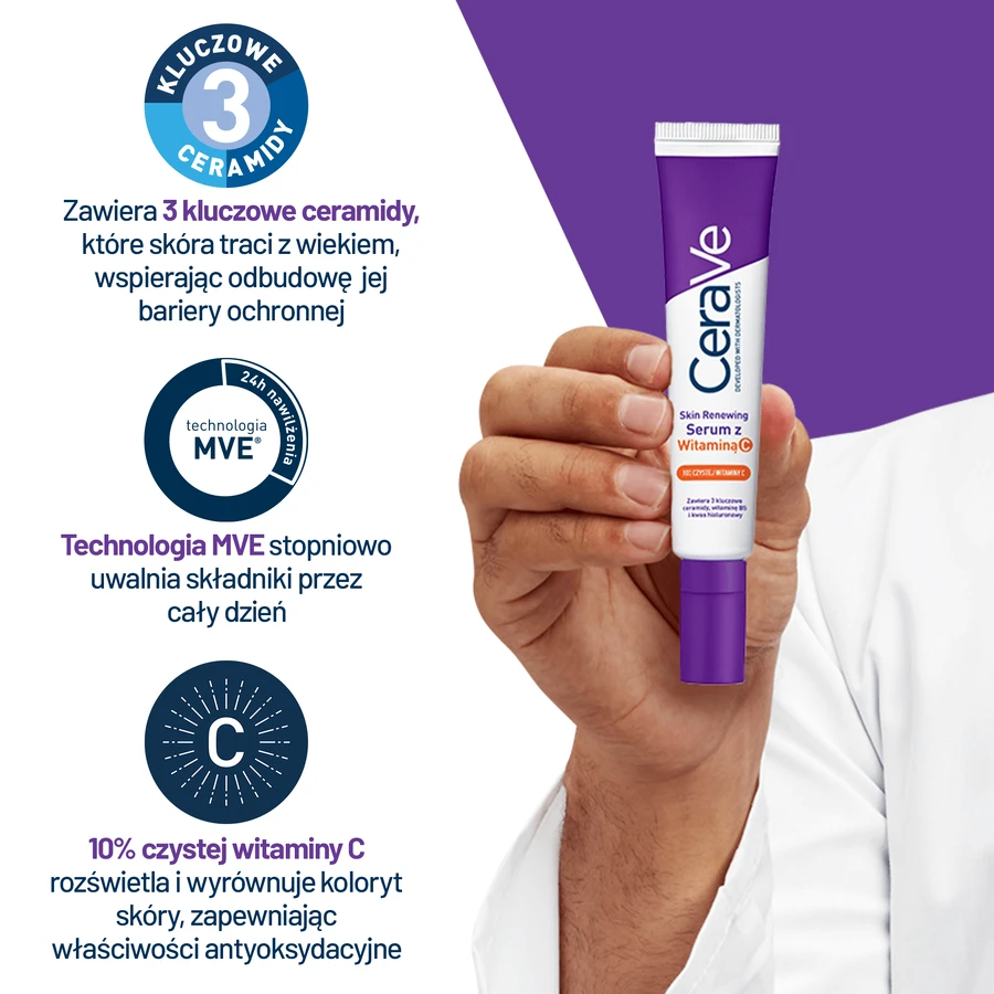 CeraVe Skin Renewing, serum met vitamine C, 30 ml