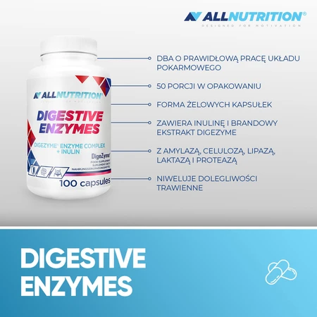 Allnutrition Enzime digestive, 100 capsule
