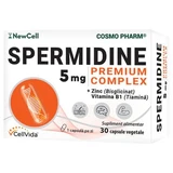 Spermidin, 5 mg, 30 pflanzliche Kapseln, Cosmo Pharm