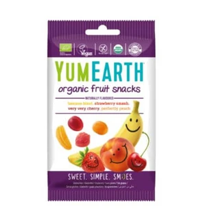 Organic fruit flavored jellies, 50 g, YumEarth