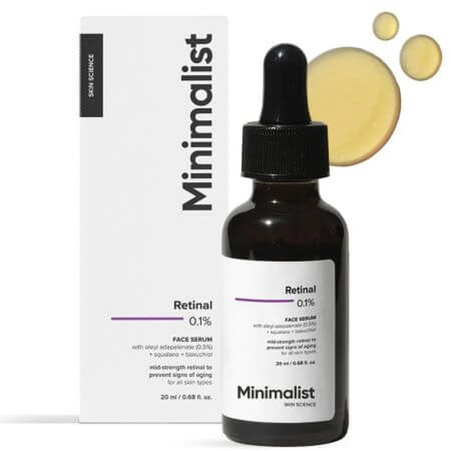 Gezichtsserum met netvlies 0,1%, 20 ml, Minimalist