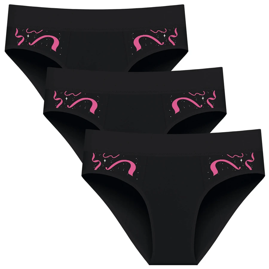 Intimina Bloom Set, Menstruationsunterwäsche, Größe L, 3 Stück