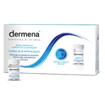 Set Dermena Hair Care, haaruitval preventieve shampoo, 200 ml + haaruitval remmende behandeling, 5 ml x 15 ampullen + haargroei stimulerend serum, 50 ml gratis