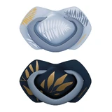 Canpol Babies, sucette, silicone, symétrique, or, bleu, 6-18 mois, 2 pièces