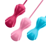 Satisfyer Power Balls, Beckenbodentrainingsball-Set, 3 Stück