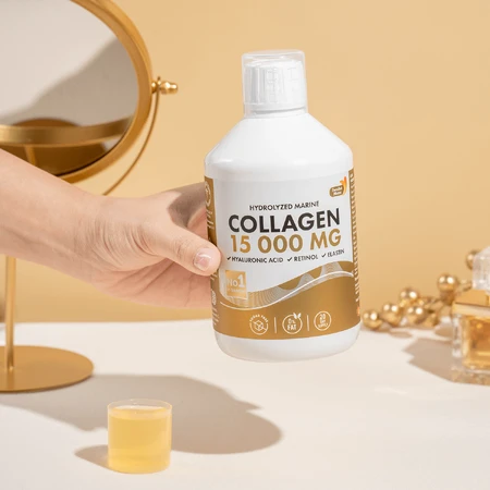 Swedish Nutra Marine Collageen 15000 mg, appelsmaak, 500 ml